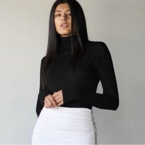 NWT Emmy Deveux Turtleneck Long-sleeved Bodysuit